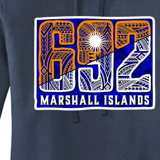 Marshall Islands 692 Women's Pullover Hoodie