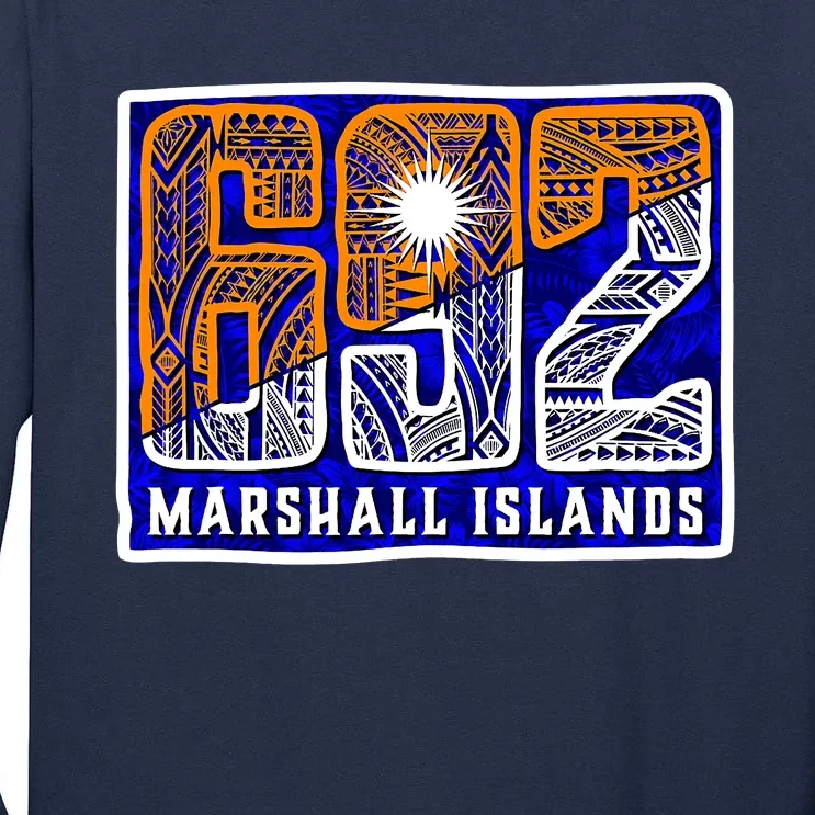 Marshall Islands 692 Tall Long Sleeve T-Shirt