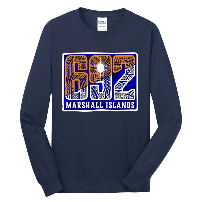 Marshall Islands 692 Tall Long Sleeve T-Shirt