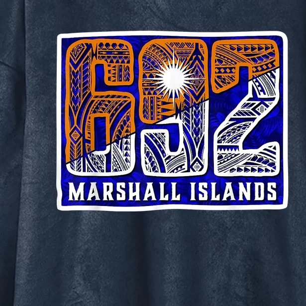 Marshall Islands 692 Hooded Wearable Blanket