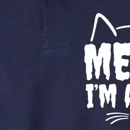 Meow IM A Cat Softstyle Adult Sport Polo