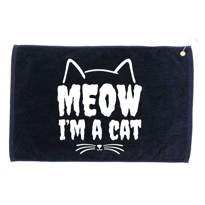 Meow IM A Cat Grommeted Golf Towel