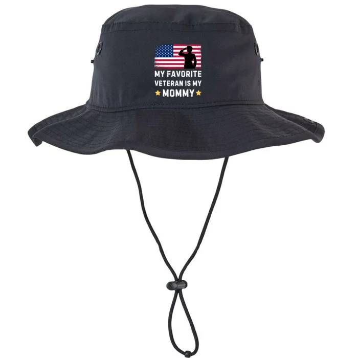 Mom Is A Veteran Mothers Day My Favorite Veteran Is My Mom Great Gift Legacy Cool Fit Booney Bucket Hat