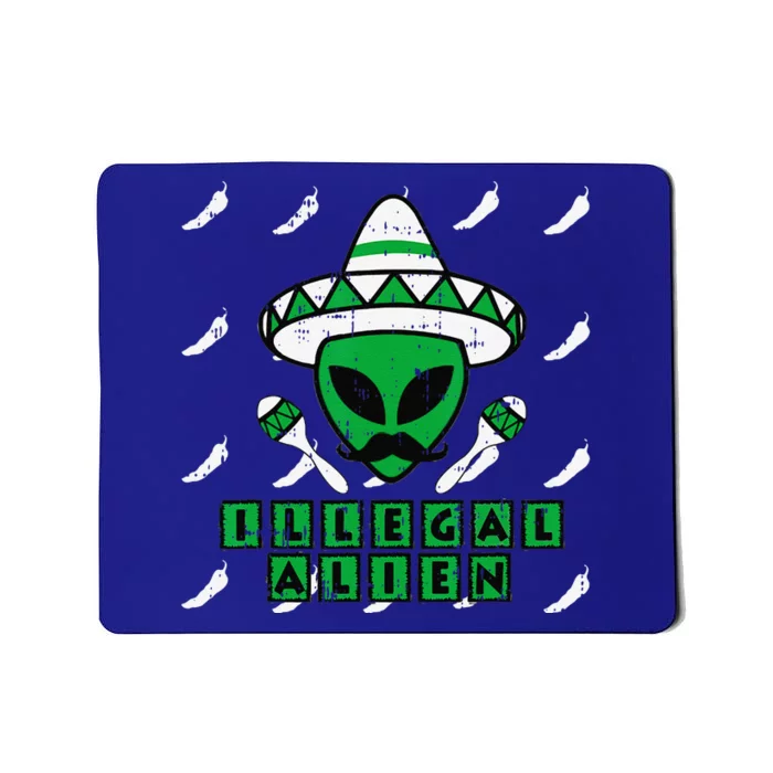 Martian Illegal Alien Mexican Area51 Funny Halloween Gift Mousepad