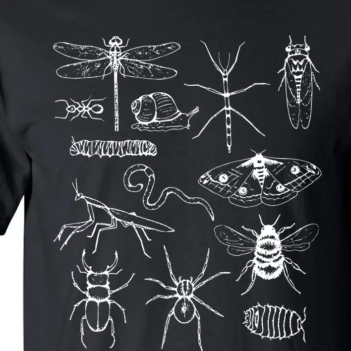 Minibeasts Insects And Invertebrates Drawings Tall T-Shirt