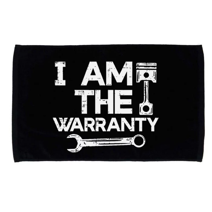 Mechanic I Am The Warranty Funny Car Auto Technician Microfiber Hand Towel