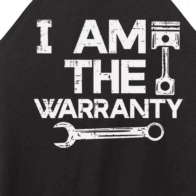 Mechanic I Am The Warranty Funny Car Auto Technician Women’s Perfect Tri Rocker Tank