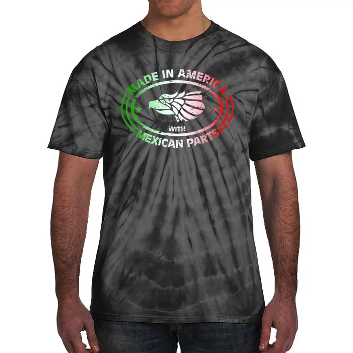 Made In America With Mexican Parts, American Pride Shirt Tie-Dye T-Shirt