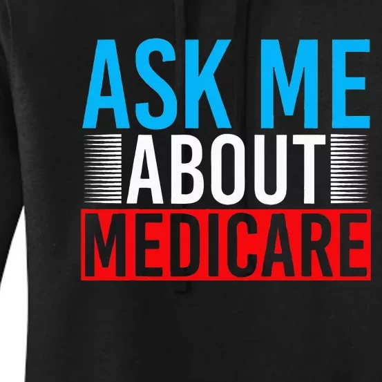 Medicare Insurance Agent Sales Marketing Unlocking the Secrets Women's Pullover Hoodie