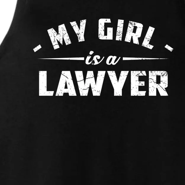 My Is A Lawyer Gift Ladies Tri-Blend Wicking Tank