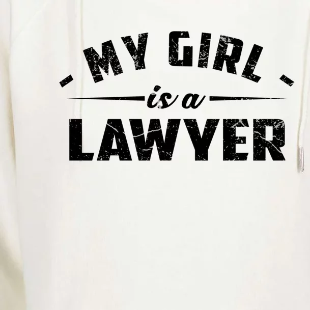 My Is A Lawyer Gift Womens Funnel Neck Pullover Hood