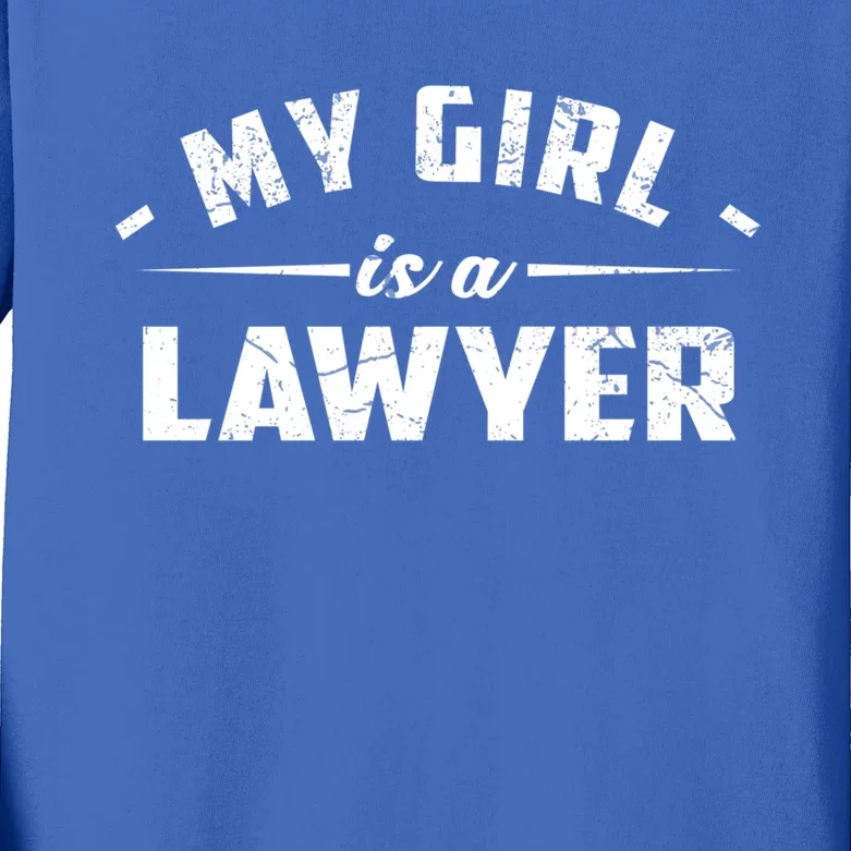 My Is A Lawyer Gift Kids Long Sleeve Shirt