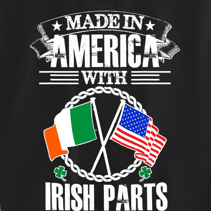 Made In America With Irish Parts Irish Heritage TShirt Kids Sweatshirt