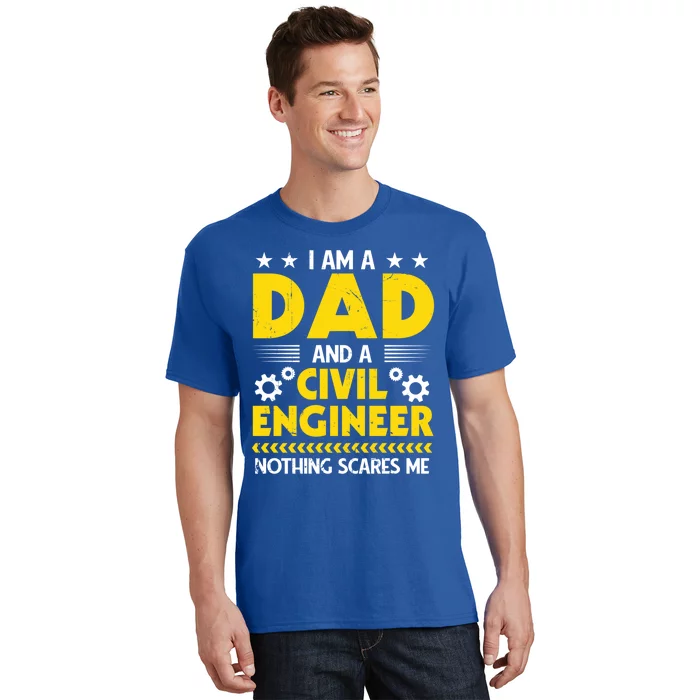 Mechanic IM A Dad And A Civil Engineer Cool Father Gift T-Shirt