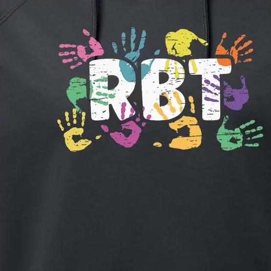 Mental Illness Awareness Registered Behavior Technician RBT Performance Fleece Hoodie