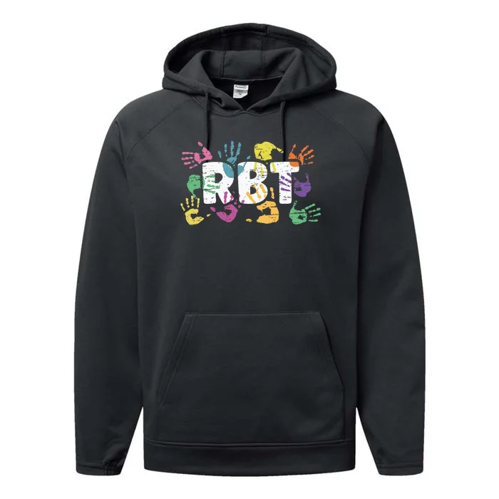 Mental Illness Awareness Registered Behavior Technician RBT Performance Fleece Hoodie