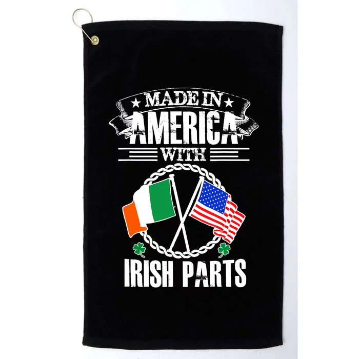 Made in America with Irish Parts Irish Heritage Platinum Collection Golf Towel