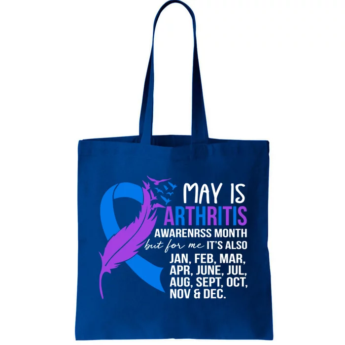 May Is Arthritis Awareness Month But For Me ItS Jan Feb Gift Tote Bag