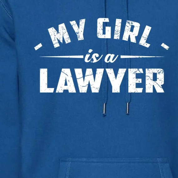 My Is A Lawyer Gift Premium Hoodie