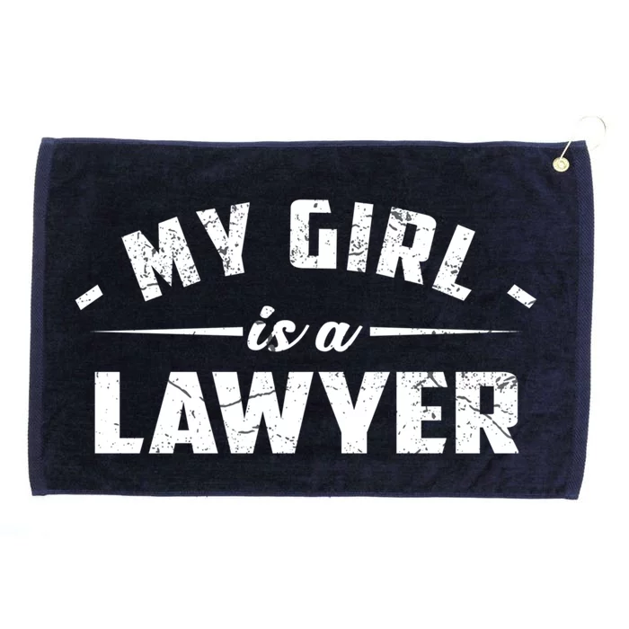 My Is A Lawyer Gift Grommeted Golf Towel