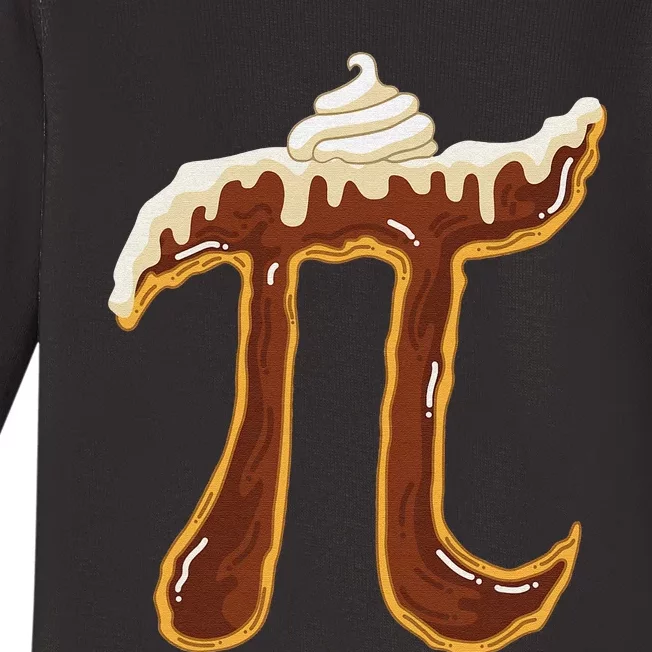 Math is a Piece of Pie funny Pi Day & Math Lover Baby Long Sleeve Bodysuit