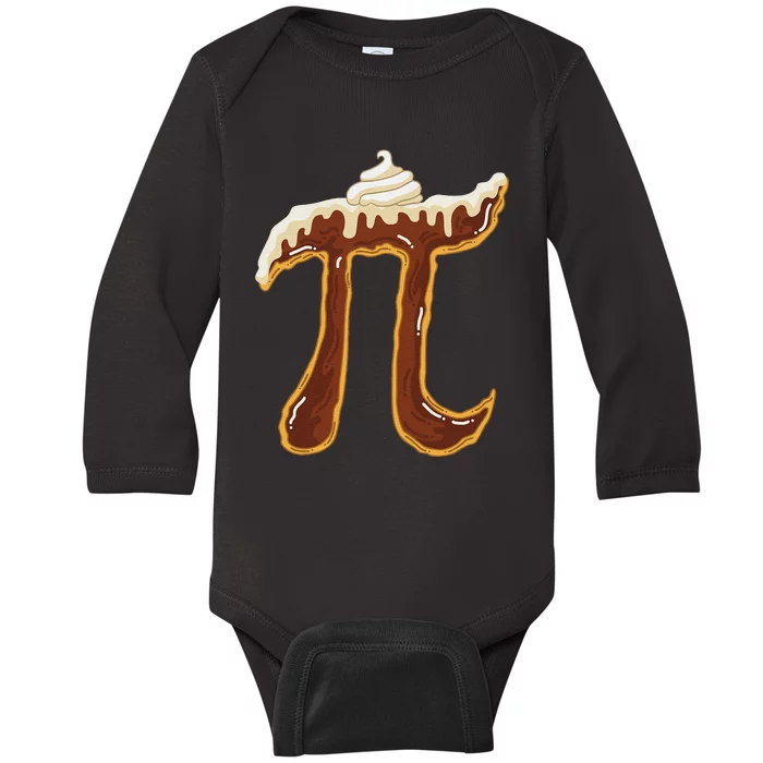 Math is a Piece of Pie funny Pi Day & Math Lover Baby Long Sleeve Bodysuit