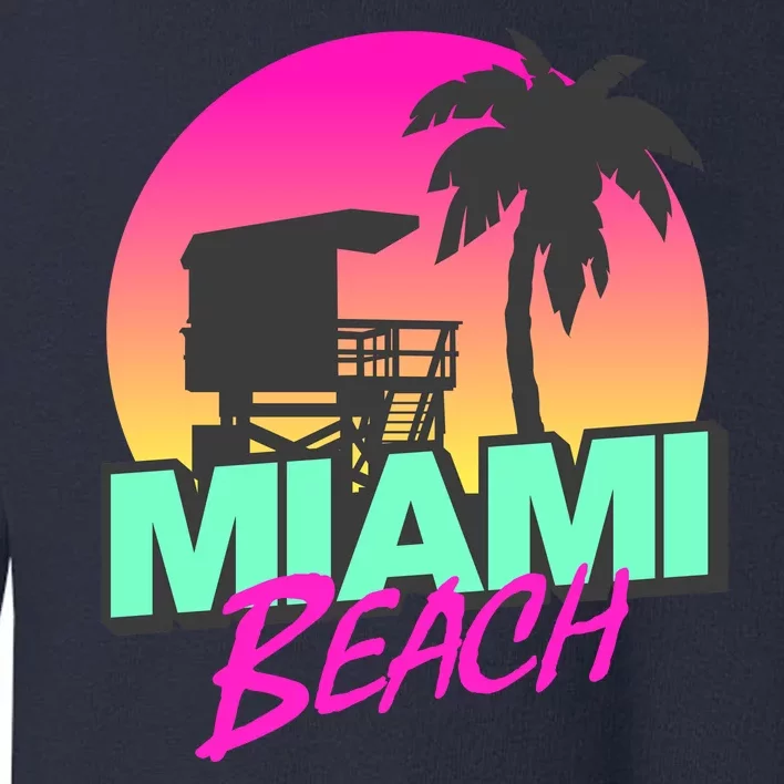 Miami Beach Toddler Sweatshirt