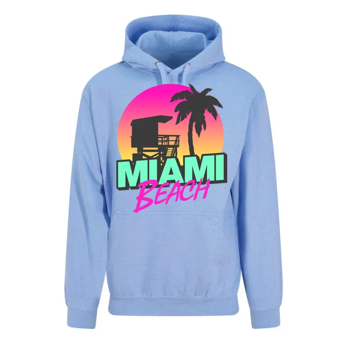 Miami Beach Unisex Surf Hoodie