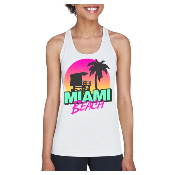 Miami Beach Women's Racerback Tank