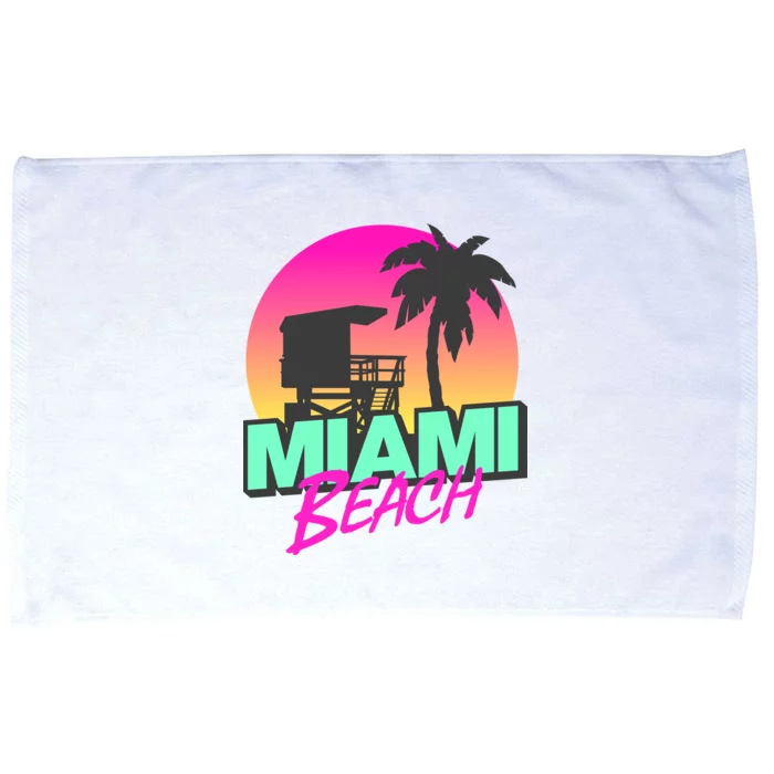 Miami Beach Microfiber Hand Towel