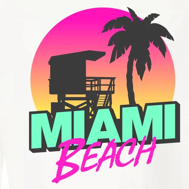 Miami Beach Cropped Pullover Crew