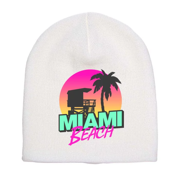 Miami Beach Short Acrylic Beanie