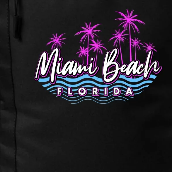 Miami Beach Florida Neon Daily Commute Backpack