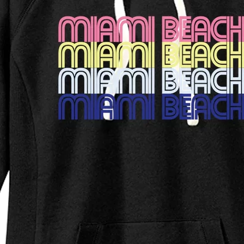 Miami Beach Repeat Women's Fleece Hoodie