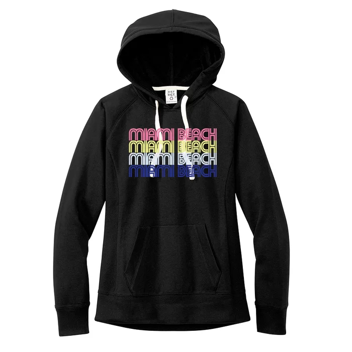 Miami Beach Repeat Women's Fleece Hoodie