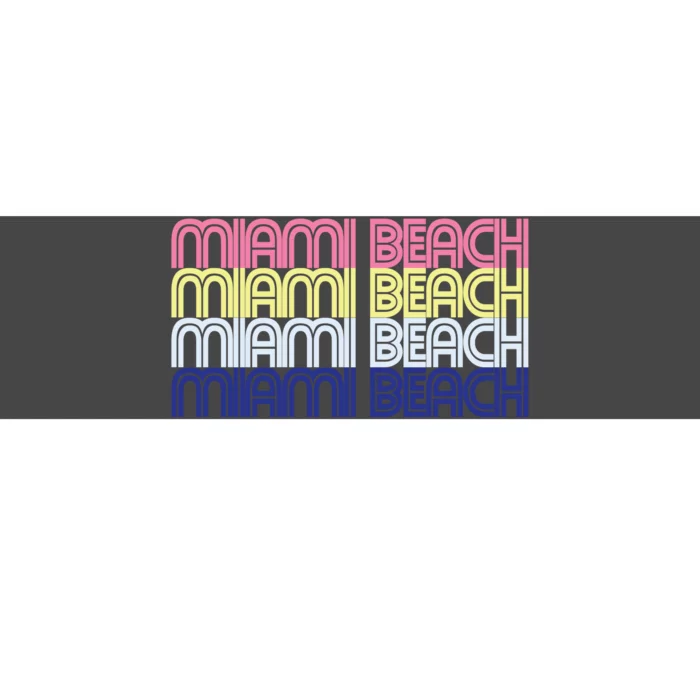 Miami Beach Repeat Bumper Sticker