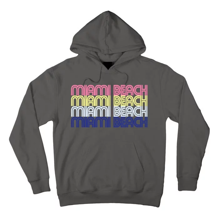 Miami Beach Repeat Tall Hoodie