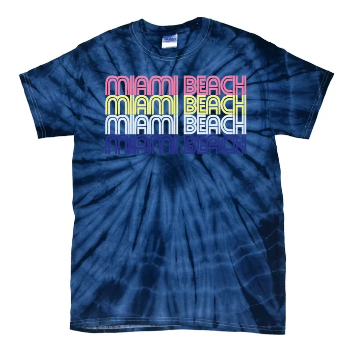 Miami Beach Repeat Tie-Dye T-Shirt