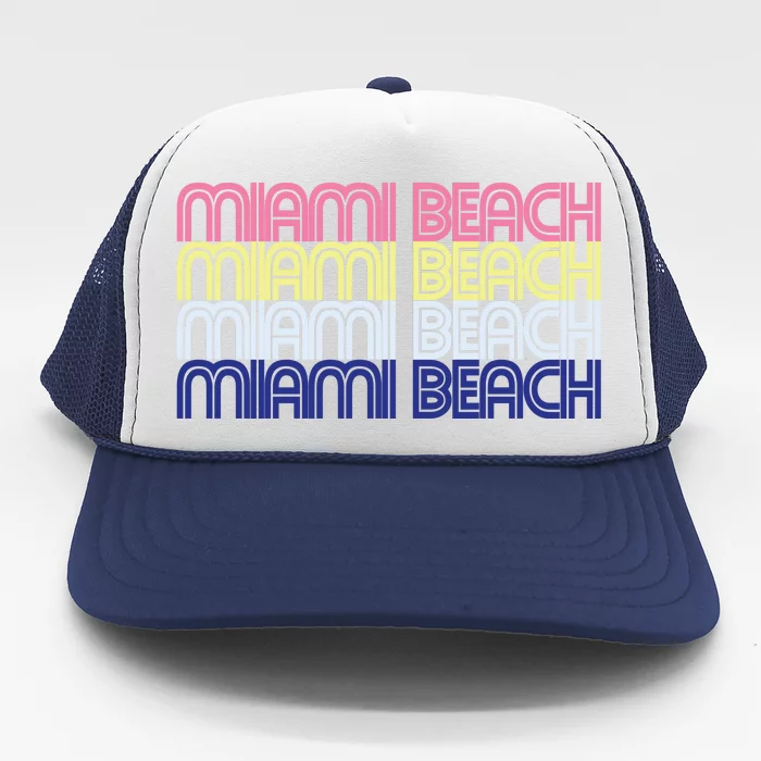 Miami Beach Repeat Trucker Hat