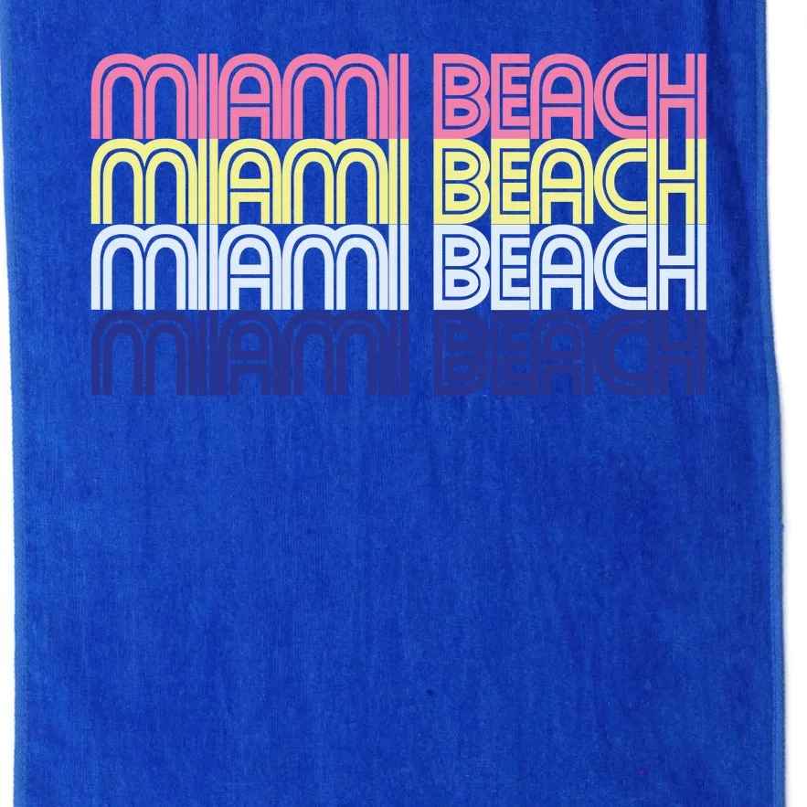 Miami Beach Repeat Platinum Collection Golf Towel