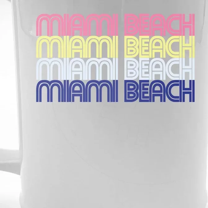 Miami Beach Repeat Front & Back Beer Stein