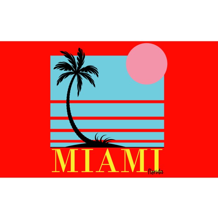 Miami Beach Sunset Bumper Sticker