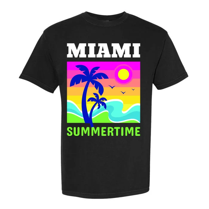 Miami Summertime Garment-Dyed Heavyweight T-Shirt