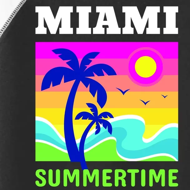 Miami Summertime Toddler Fine Jersey T-Shirt