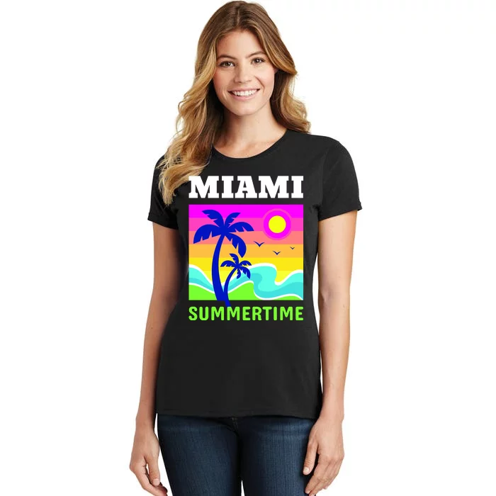 Miami Summertime Women's T-Shirt