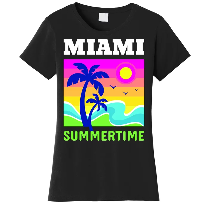 Miami Summertime Women's T-Shirt