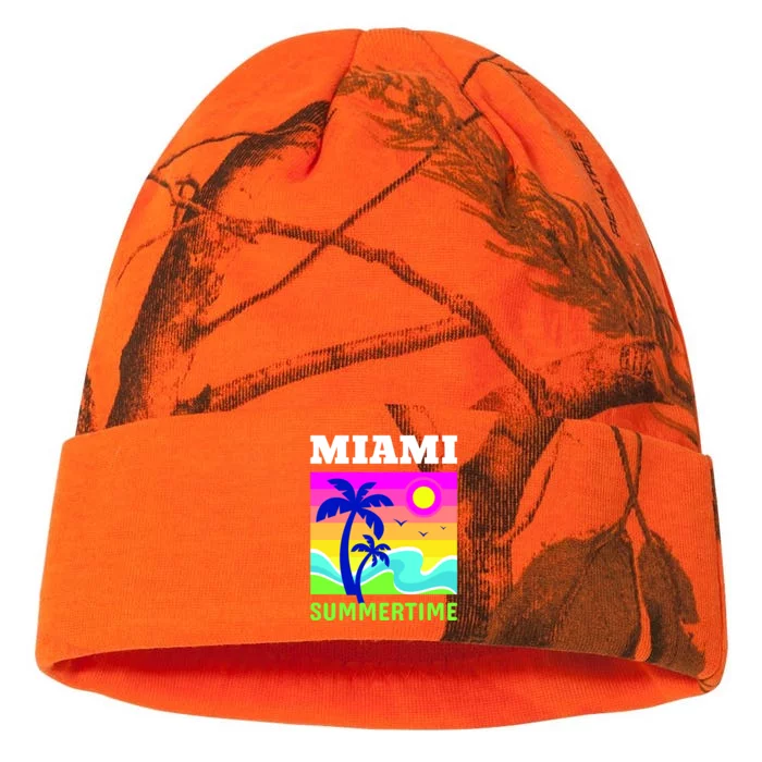 Miami Summertime Kati - 12in Camo Beanie