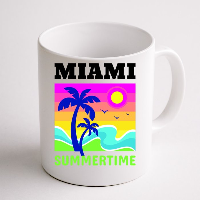 Miami Summertime Front & Back Coffee Mug