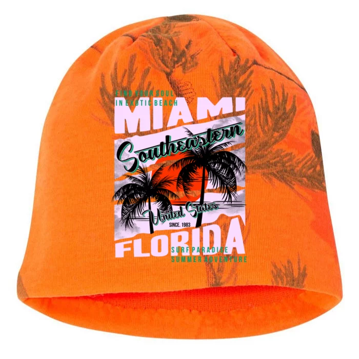 Miami Sunshine Florida Kati - Camo Knit Beanie