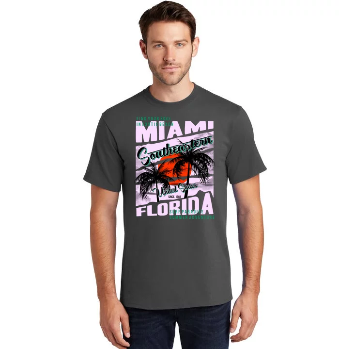 Miami Sunshine Florida Tall T-Shirt